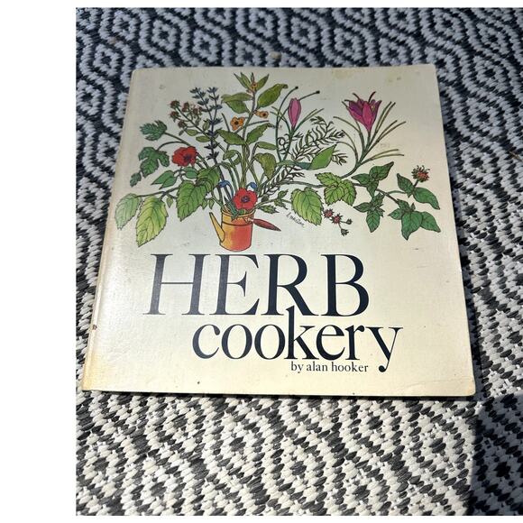 Vintage Cookbook Herb Cookery Paper back 1970s Era Illustrated Homesteader - Picture 1 of 11
